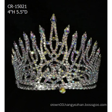 New Fashion Flame Shape AB Full Round Crown